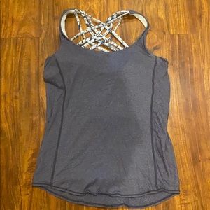 Lululemon Blue Tank Top sports bra